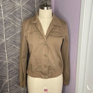 Volcom twill khaki bomber jacket